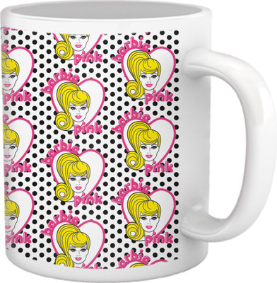 50% OFF on Tiedribbons Pure Vanity_Tru Concept_Barbie Pattern Ceramic Mug 325 ml