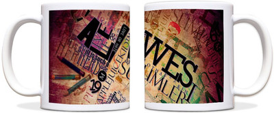 60% OFF on ShopMantra Cool Typography Black Ceramic Mug 300 ml