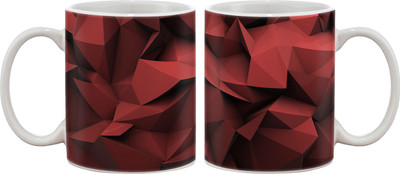 15% OFF on Artifa Red Abstract Design Porcelain, Ceramic Mug 350 ml 15% OFF on Artifa Red Abstract Design Porcelain, Ceramic Mug 350 ml