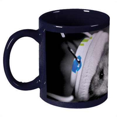 68% OFF on Amy Hamster Headphones Dark Blue Ceramic Mug 330 ml 68% OFF on Amy Hamster Headphones Dark Blue Ceramic Mug 330 ml