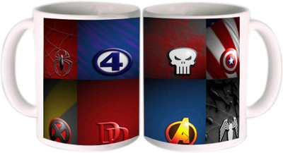 25% OFF on Shopkeeda Super Heros League Ceramic Mug 350 ml