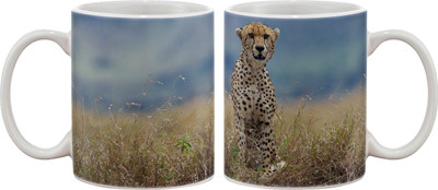 15% OFF on Artifa Jaguar Porcelain, Ceramic Mug 350 ml