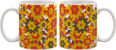 15% OFF on Artifa Retro Flower Design Porcelain, Ceramic Mug 350 ml 15% OFF on Artifa Retro Flower Design Porcelain, Ceramic Mug 350 ml