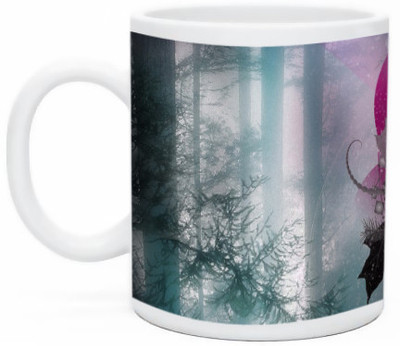 25% OFF on Shopmillions Pink Abstract Art Ceramic Mug