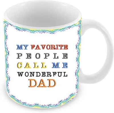26% OFF on Everyday Gifts Wonderful Dad Ceramic Mug 325 ml