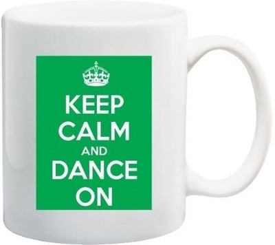 40% OFF on Teeskart Keep Calm And Dance On Porcelain Mug 300 ml 40% OFF on Teeskart Keep Calm And Dance On Porcelain Mug 300 ml