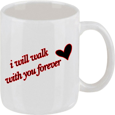 16% OFF on Ellicon 165 I Will Walk With You Forever Ceramic Mug