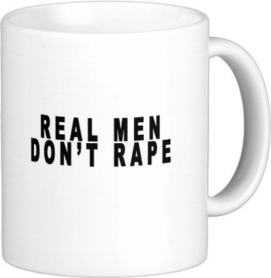 25% OFF on Exoctic Silver Let's Raise Voice: Anti Rape C003 Ceramic Mug 300 ml