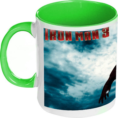 58% OFF on AMY Iron Man Three Red Inside Green Coffee Ceramic Mug 325 ml 58% OFF on AMY Iron Man Three Red Inside Green Coffee Ceramic Mug 325 ml