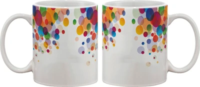 15% OFF on Artifa Colourful Balloons Porcelain, Ceramic Mug 350 ml