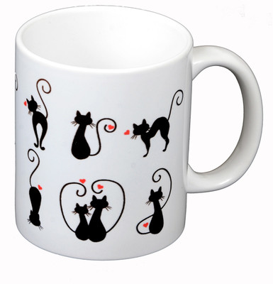 32% OFF on Petrichor Valentine Love Feline Ceramic Mug 32% OFF on Petrichor Valentine Love Feline Ceramic Mug