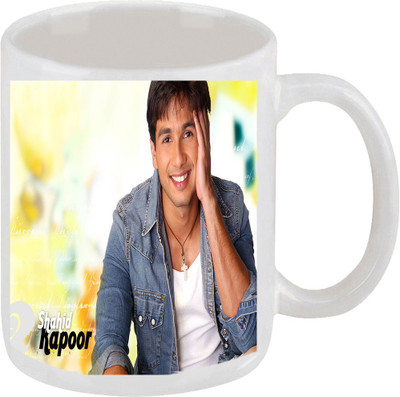 28% OFF on Ellicon E30 Shahid Kapoor Ceramic Mug 325 ml