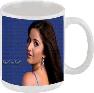 28% OFF on Ellicon E19 Katrina Kaif Ceramic Mug 325 ml