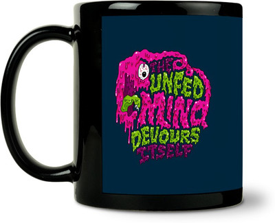 36% OFF on ShopMantra Mind Devours Itself Ceramic Mug 300 ml