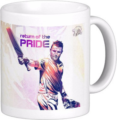 37% OFF on Exoctic Silver Chennai Super King IPL Series XXX 027 Ceramic Mug 300 ml