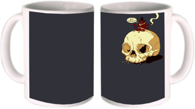 25% OFF on Shopkeeda Just Marvellous Skull Ceramic Mug 350 ml