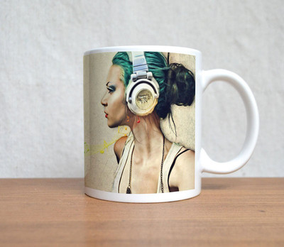 16% OFF on StyBuzz Music Is Mu Escape Girl Porcelain Mug 300 ml 16% OFF on StyBuzz Music Is Mu Escape Girl Porcelain Mug 300 ml