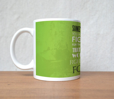 60% OFF on StyBuzz Some Times You Have to Fight Porcelain Mug 300 ml 60% OFF on StyBuzz Some Times You Have to Fight Porcelain Mug 300 ml