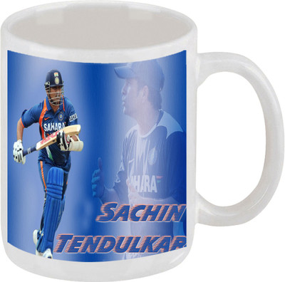 28% OFF on Ellicon E116 Sachin Tendulkar Ceramic Mug 325 ml