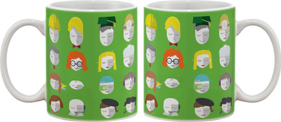 15% OFF on Artifa Profession Faces Porcelain, Ceramic Mug 350 ml 15% OFF on Artifa Profession Faces Porcelain, Ceramic Mug 350 ml