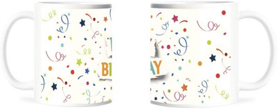 50% OFF on Refeel Gifts Happy Birthday Ceramic Mug 325 ml 50% OFF on Refeel Gifts Happy Birthday Ceramic Mug 325 ml
