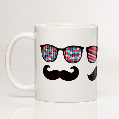 5% OFF on LetterNote Moustache Ceramic Mug 5% OFF on LetterNote Moustache Ceramic Mug