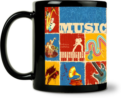 36% OFF on ShopMantra All About Music Ceramic Mug 300 ml