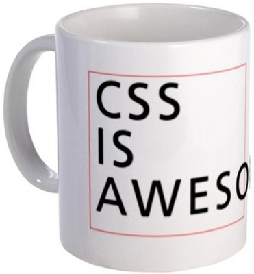 40% OFF on Teeskart Css Is Awesome Porcelain Mug 300 ml 40% OFF on Teeskart Css Is Awesome Porcelain Mug 300 ml