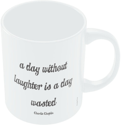 7% OFF on PosterGuy Charlie Chaplin Quote Ceramic Mug 300 ml 7% OFF on PosterGuy Charlie Chaplin Quote Ceramic Mug 300 ml