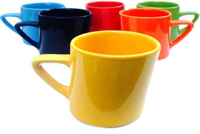 TG's TC116 Ceramic Mug 200 ml, Pack of 6 TG's TC116 Ceramic Mug 200 ml, Pack of 6