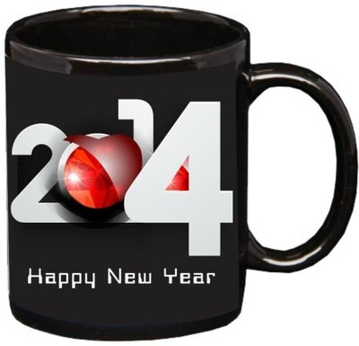 46% OFF on Printland Black Ride New Year Coffee Ceramic Mug 350 ml
