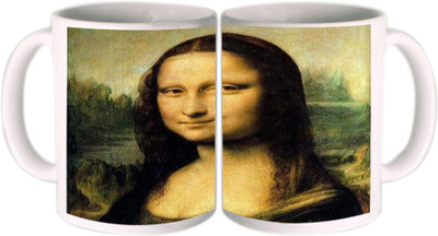 25% OFF on Shopkeeda Mona Lisa Ceramic Mug 350 ml