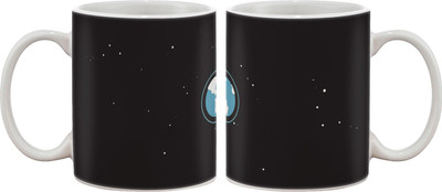 15% OFF on Artifa Earth Planet Artistic Porcelain, Ceramic Mug 350 ml