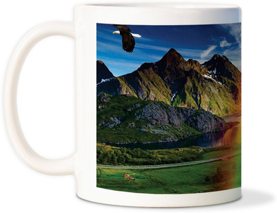 75% OFF on AMY Nature Rainbow Beautycoffee Ceramic Mug