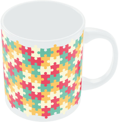 7% OFF on PosterGuy Colorful Jigsaw Ceramic Mug 300 ml 7% OFF on PosterGuy Colorful Jigsaw Ceramic Mug 300 ml