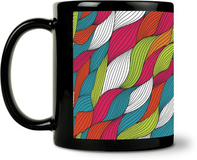 40% OFF on ShopMantra Colorful Vector Threads Pattern Ceramic Mug 300 ml 40% OFF on ShopMantra Colorful Vector Threads Pattern Ceramic Mug 300 ml