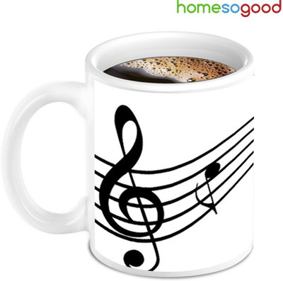 41% OFF on Home So Good Music With Stunning Quotes Ceramic Mug 280 ml