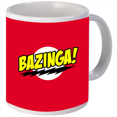 Snoogg Bazinga Ceramic Mug Snoogg Bazinga Ceramic Mug