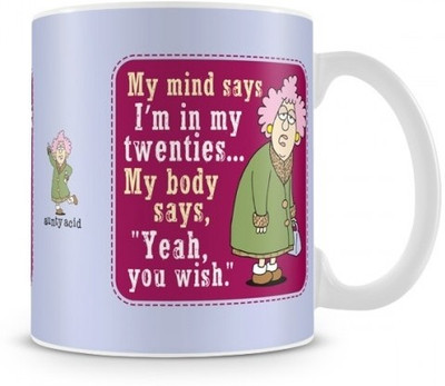 35% OFF on Aunty Acid Yeah you wish Ceramic Mug 325 ml