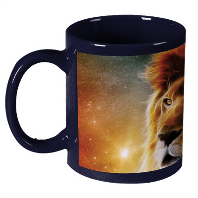 56% OFF on Amy Lion Face Big Dark Blue Ceramic Mug 330 ml 56% OFF on Amy Lion Face Big Dark Blue Ceramic Mug 330 ml