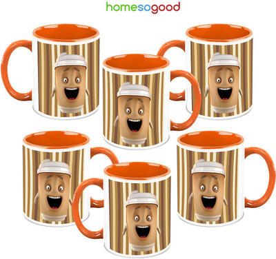 41% OFF on HomeSoGood You Want More QTY 6 Ceramic Mug 325 ml, Pack of 6 41% OFF on HomeSoGood You Want More QTY 6 Ceramic Mug 325 ml, Pack of 6