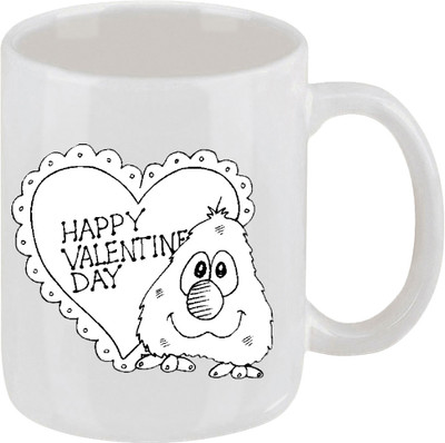 Ellicon Happy Valentine Day Ceramic Mug Ellicon Happy Valentine Day Ceramic Mug