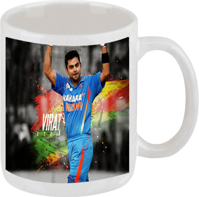 28% OFF on Ellicon E112 Virat Kohli Ceramic Mug 325 ml 28% OFF on Ellicon E112 Virat Kohli Ceramic Mug 325 ml