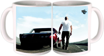 25% OFF on Shopkeeda Fast And Furious Vin Diesal Ceramic Mug 350 ml