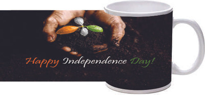45% OFF on Printland Wishing Independence Ceramic Mug