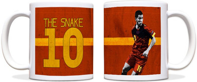 60% OFF on ShopMantra Eden Hazard The SnakeFootballer Black Ceramic Mug 300 ml