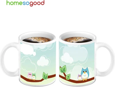 45% OFF on HomeSoGood Owl Abstract Nature Art 2 Mugs Ceramic Mug 280 ml, Pack of 2 45% OFF on HomeSoGood Owl Abstract Nature Art 2 Mugs Ceramic Mug 280 ml, Pack of 2