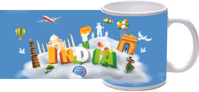 50% OFF on Printland Delhi Collection Ceramic Mug