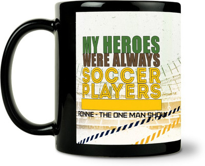 36% OFF on ShopMantra Ronnie Brazil Football Ceramic Mug 300 ml