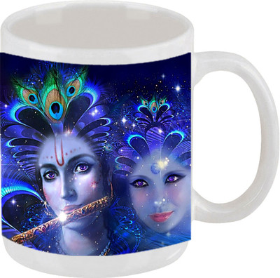 28% OFF on Ellicon D55 God Radha And Krishna Ceramic Mug 325 ml 28% OFF on Ellicon D55 God Radha And Krishna Ceramic Mug 325 ml